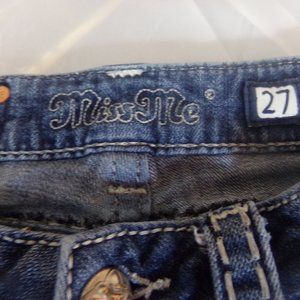 MissMe Jeans Size 27 Signature Boot Inseam 34